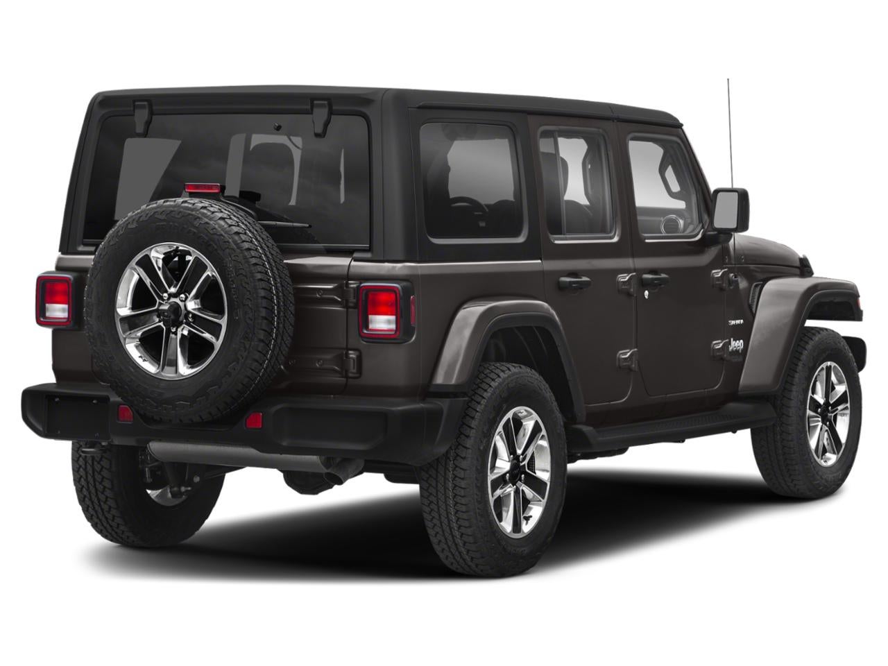 2022 Jeep Wrangler — rear three-quarter view