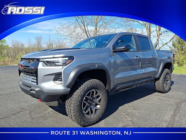 2026 Chevrolet Colorado ZR2 in Sterling Gray Metallic — front three-quarter view