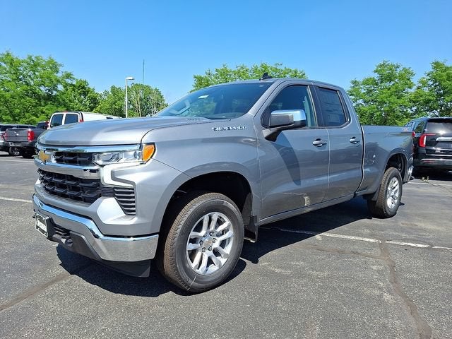 2026 Chevrolet Silverado 1500 LT (2FL) in Sterling Gray Metallic — front three-quarter view