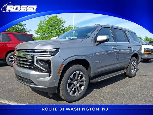 2026 Chevrolet Tahoe LT in Sterling Gray Metallic — front three-quarter view
