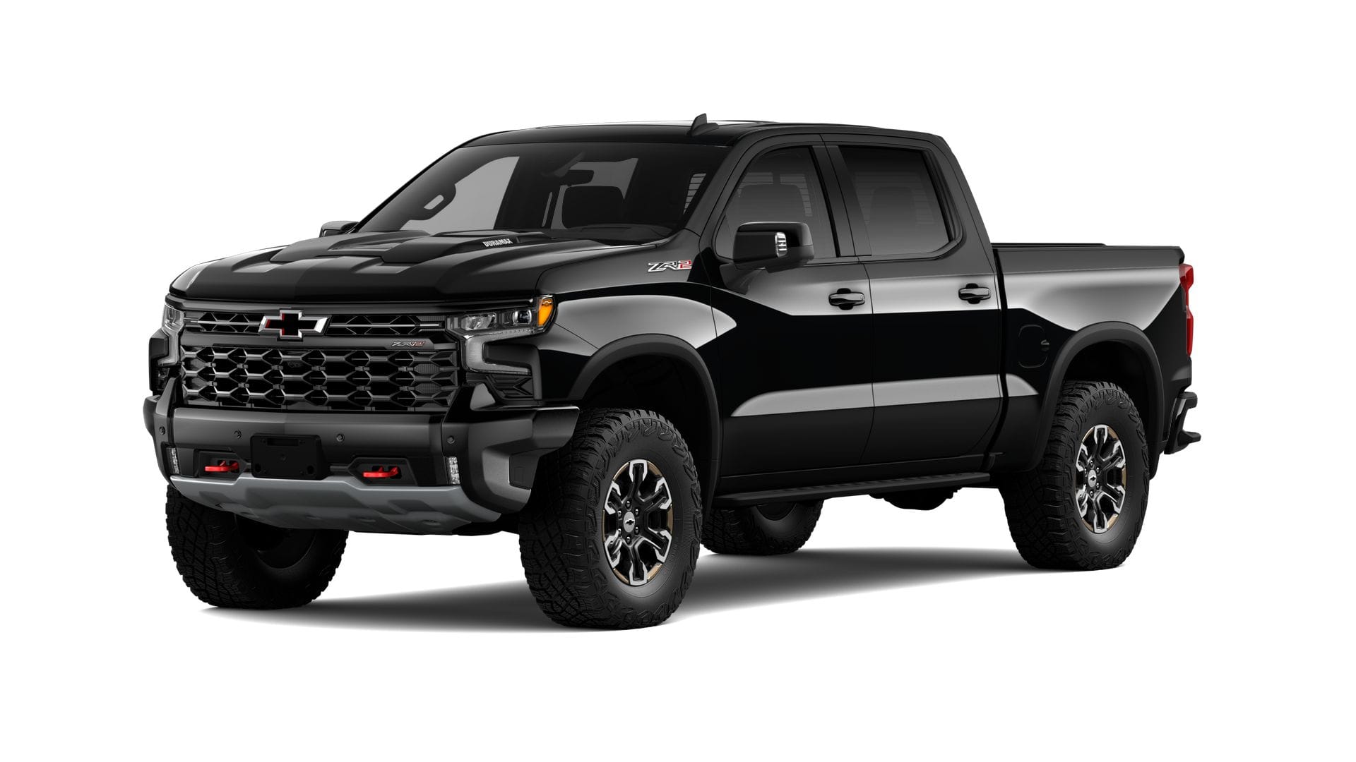 2026 Chevrolet Silverado 1500 ZR2 in Black — front three-quarter view