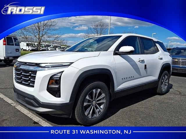 2026 Chevrolet Equinox LT in Summit White — front three-quarter view