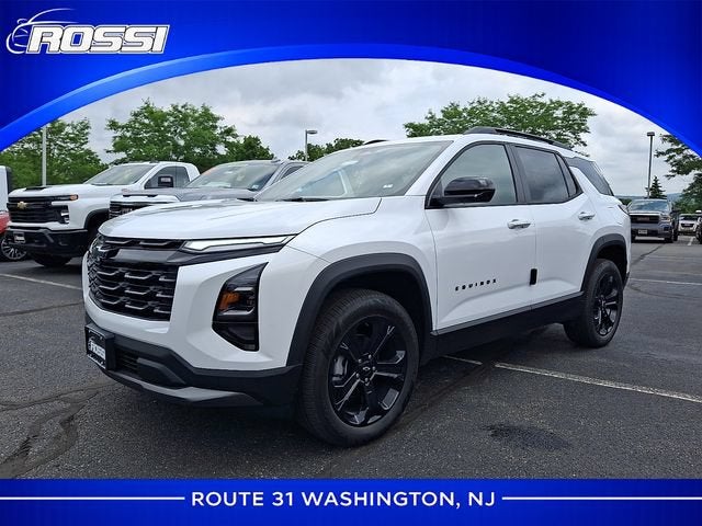 2027 Chevrolet Equinox AWD LT in Summit White — front three-quarter view
