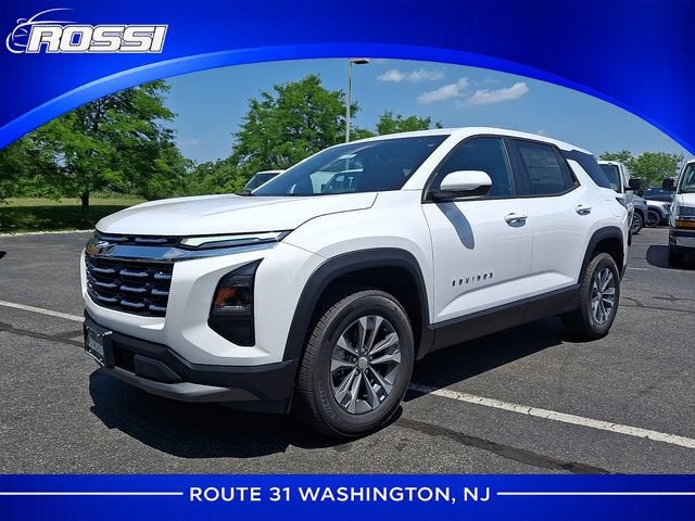2026 Chevrolet Equinox LT in Summit White — front three-quarter view