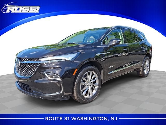 2023 Buick Enclave Avenir in Ebony Twilight Metallic — front three-quarter view