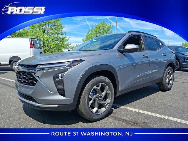2026 Chevrolet Trax LT in Sterling Gray Metallic — front three-quarter view